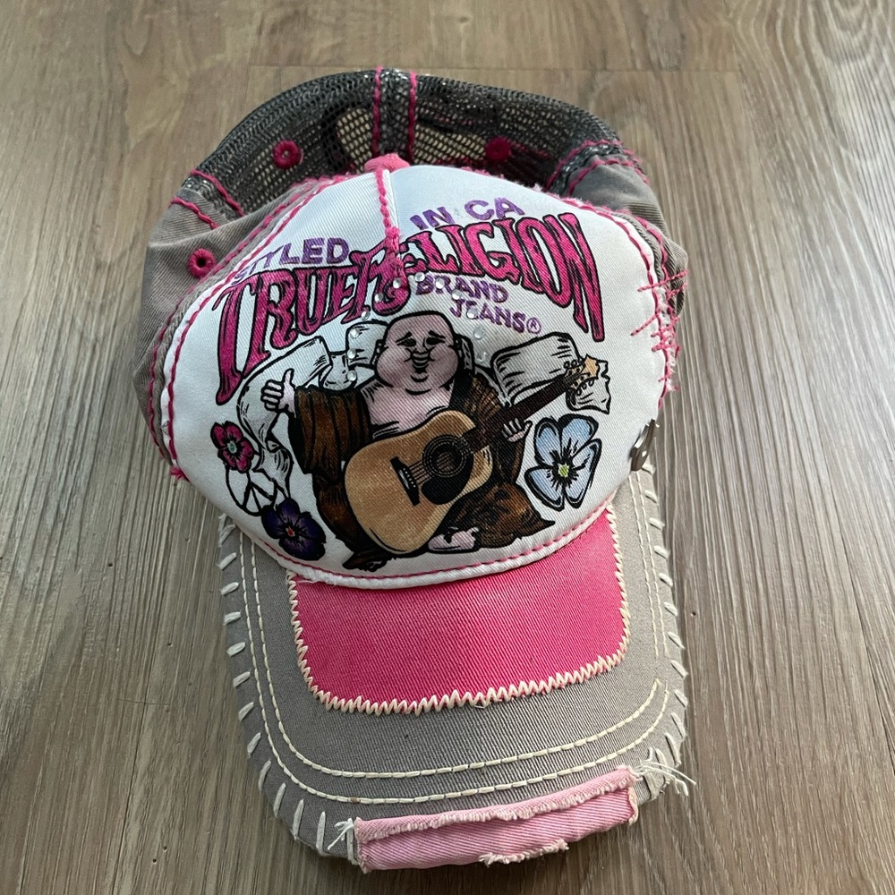 Vintage True Religion adjustable Trucker hat